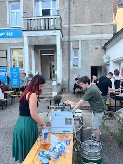Momentka z grilovačky